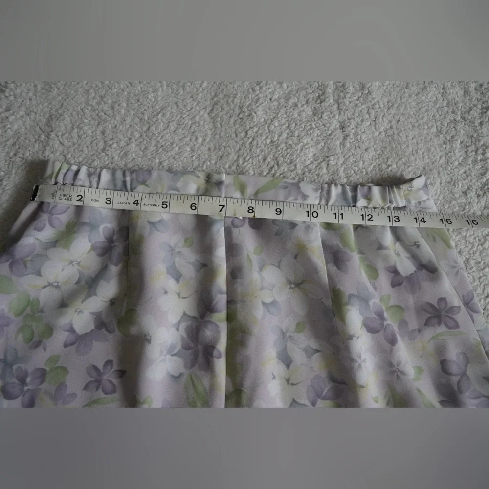 Pendleton Floral Purple and Green Women's Skirt - Picture 7 of 7